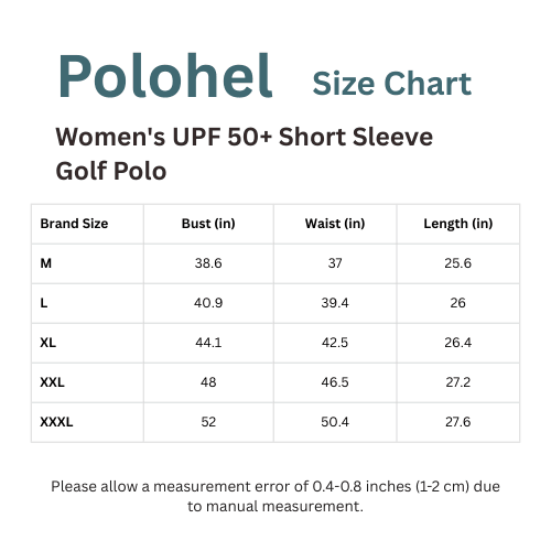 Women's UPF 50+ Short Sleeve Golf Polo – 1/4 Zip Moisture-Wicking Workout Top & Athletic Performance Shirt